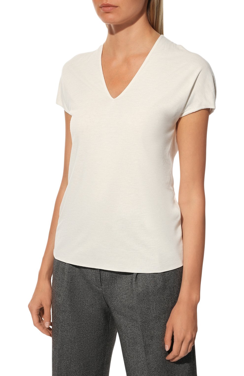 Футболка из вискозы и кашемира GIORGIO ARMANI, арт. 8NAM94/AJV7Z, фото 3