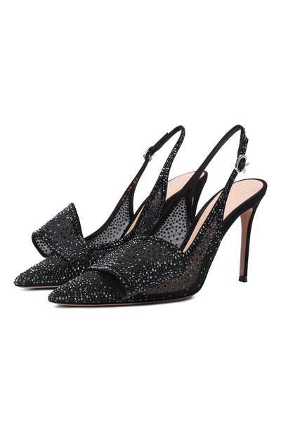 Женские текстильные туфли GIANVITO ROSSI, арт. G95541.95RIC.0XCNENE