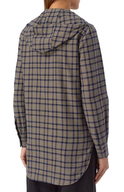 Хлопковая рубашка KITON синего цвета по цене 104500 руб., арт. D55436H0946802, фото 4 Хлопковая рубашка KITON, арт. D55436H0946802, фото 4