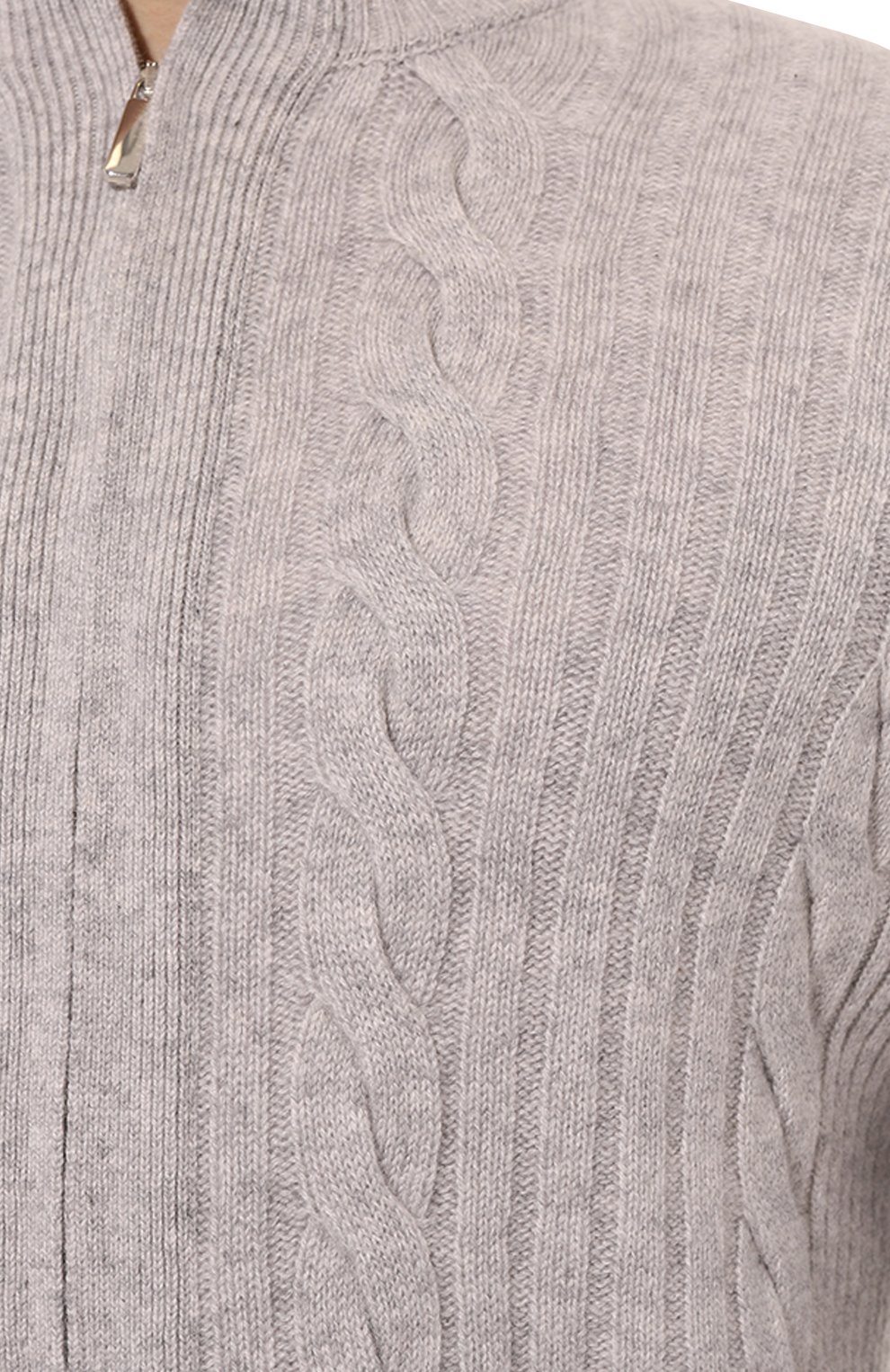 Кашемировый кардиган ANDREA CAMPAGNA серого цвета по цене 140500 руб., арт. WU25-95531, фото 5 Кашемировый кардиган ANDREA CAMPAGNA, арт. WU25-95531, фото 5