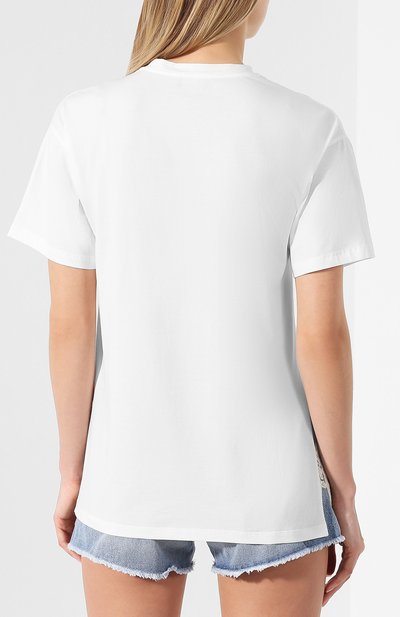 Хлопковая футболка ERMANNO ERMANNO SCERVINO, арт. 44 T TS27 JVC, фото 4