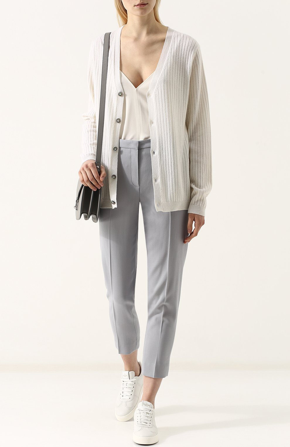 Однотонный кашемировый кардиган на пуговицах FTC, арт. 707-1120, фото 2