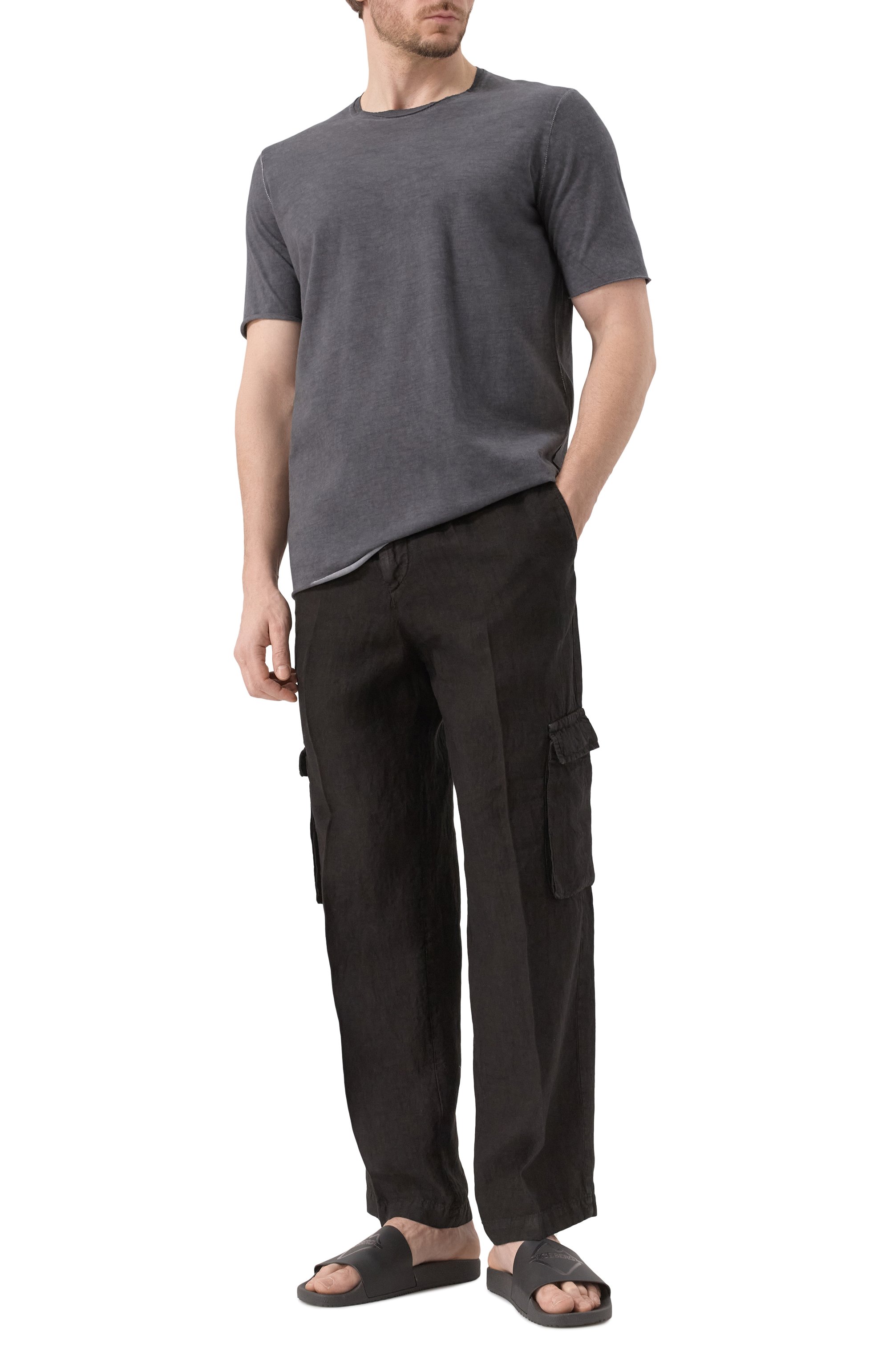 Льняные брюки-карго INLINUM, арт. CARG011, фото 2