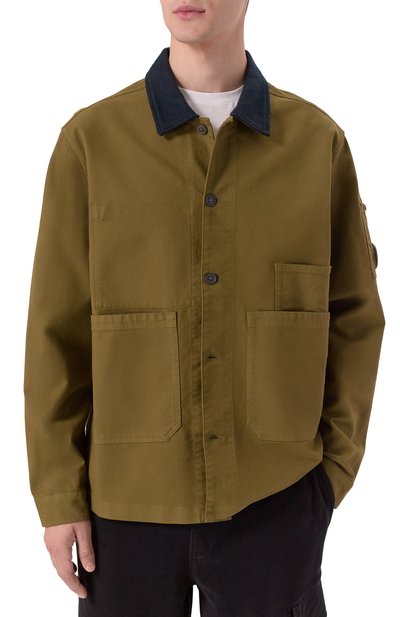 Хлопковая рубашка C.P. COMPANY, арт. 19CM0S286A110471G, фото 3