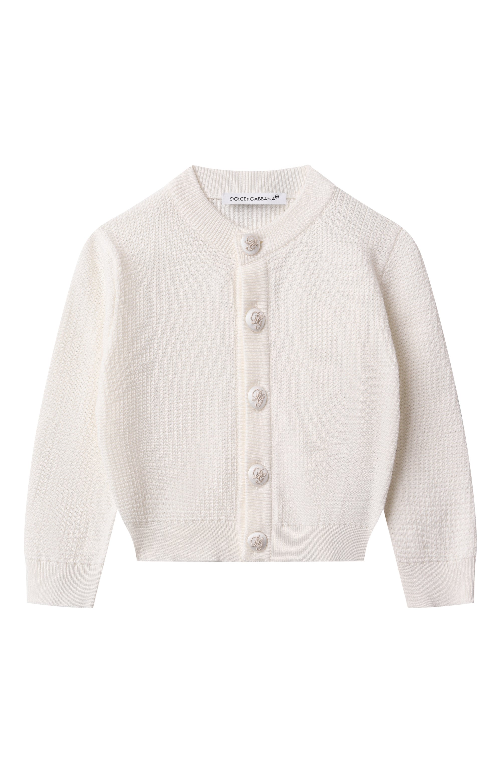 Хлопковый кардиган DOLCE & GABBANA, арт. L1KWG1/JBCGE, фото 1