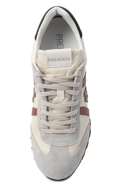 Комбинированные кроссовки lucy PREMIATA бежевого цвета по цене 29950 руб., арт. LUCY/VAR 8189, фото 5 Комбинированные кроссовки lucy PREMIATA, арт. LUCY/VAR 8189, фото 5