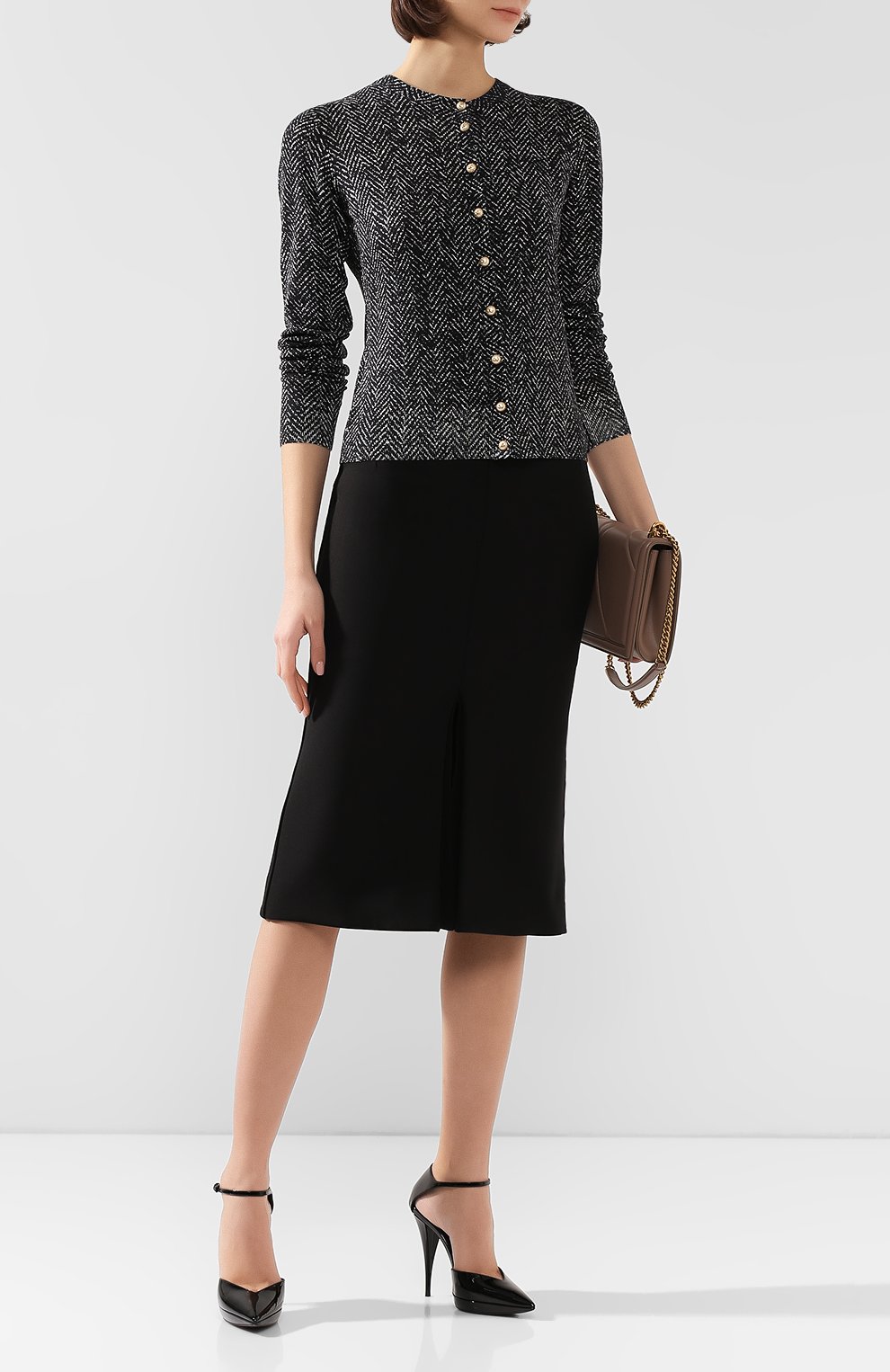 Шерстяной кардиган DOLCE & GABBANA, арт. FX456T/JAHGW, фото 2