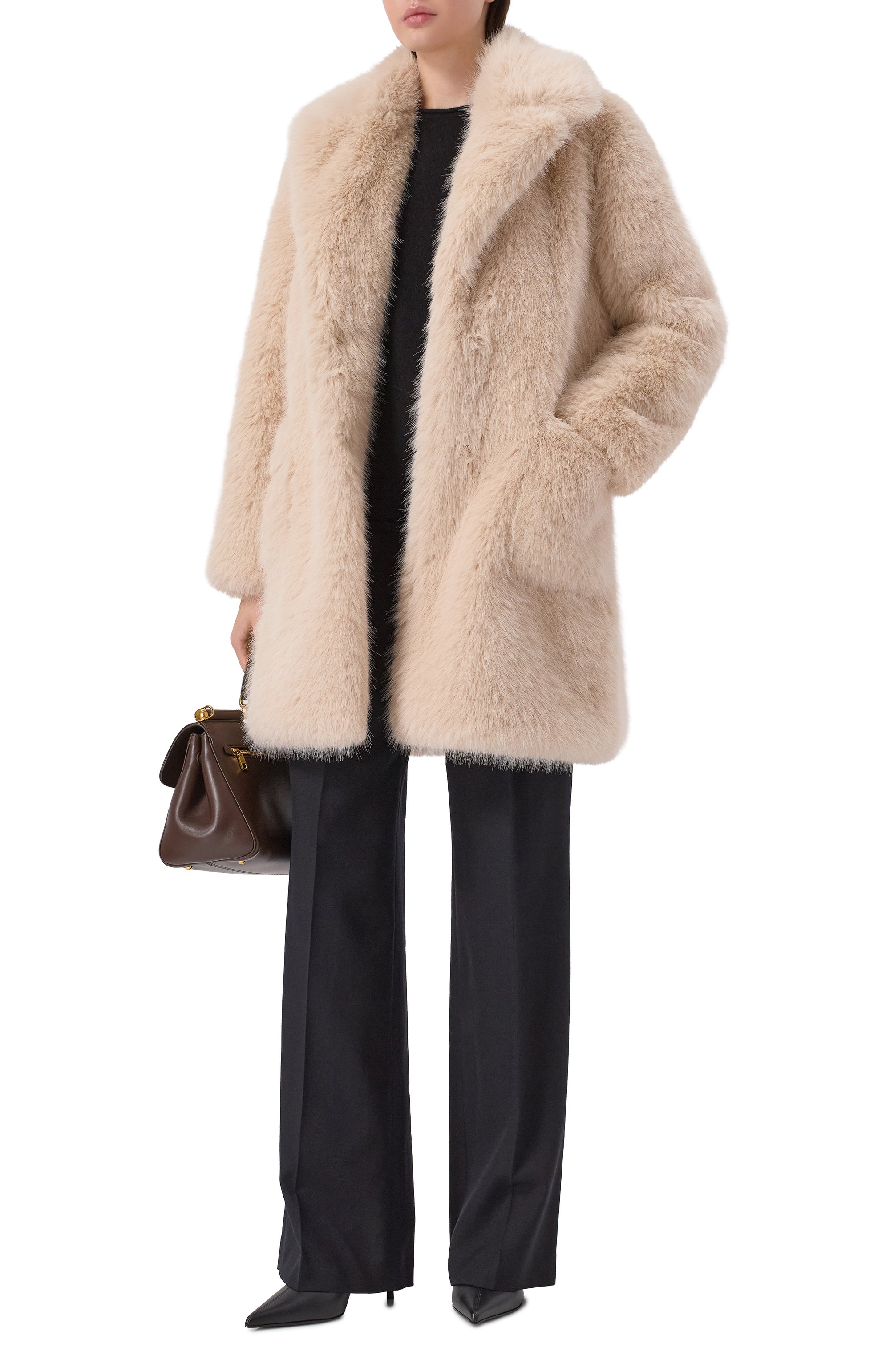 Шуба из экомеха LORENA ANTONIAZZI, арт. CP56A/9596, фото 2