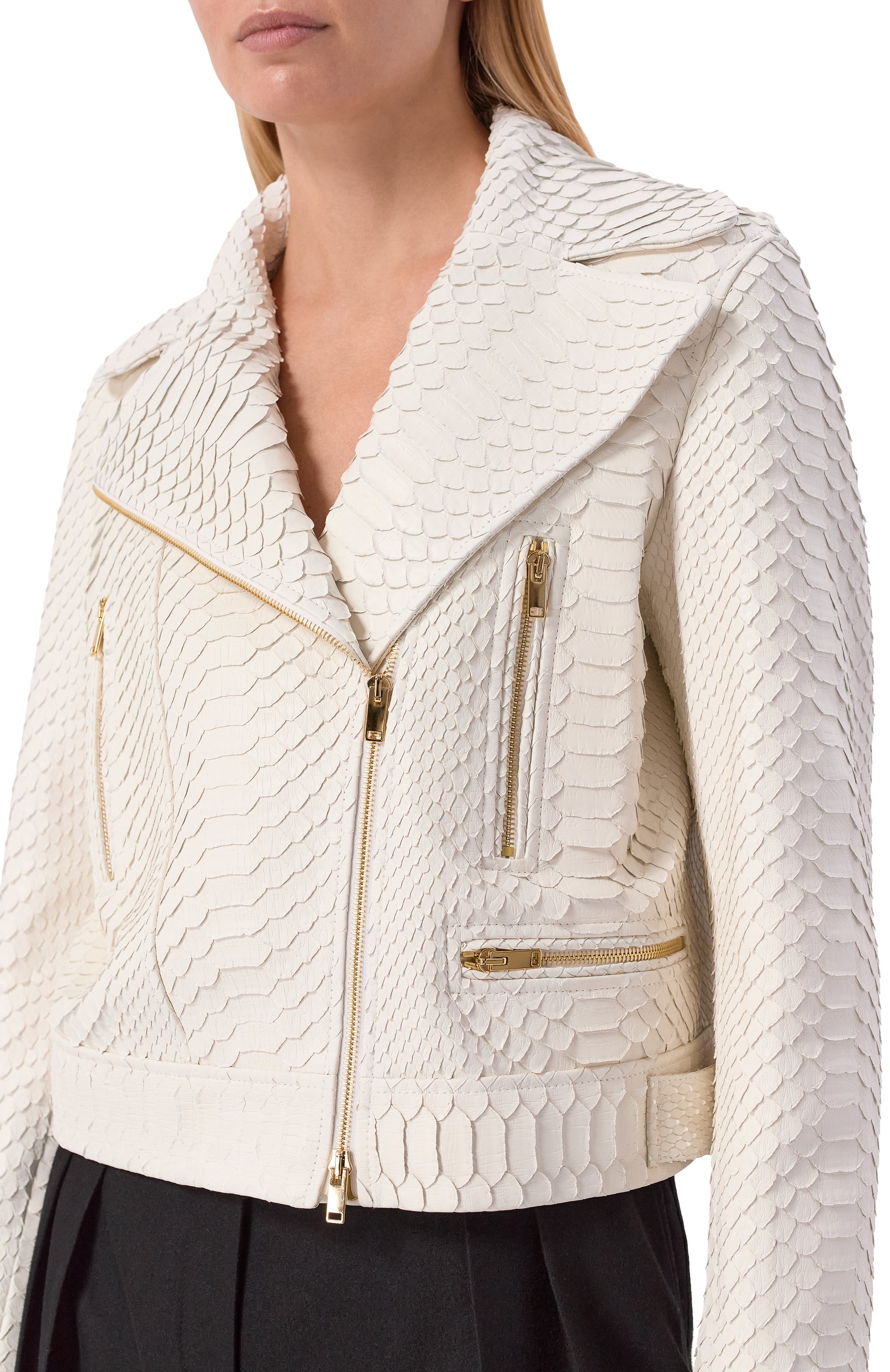 Куртка из кожи питона MVST, арт. M26.CSW.L401-3G/YLN006, фото 5