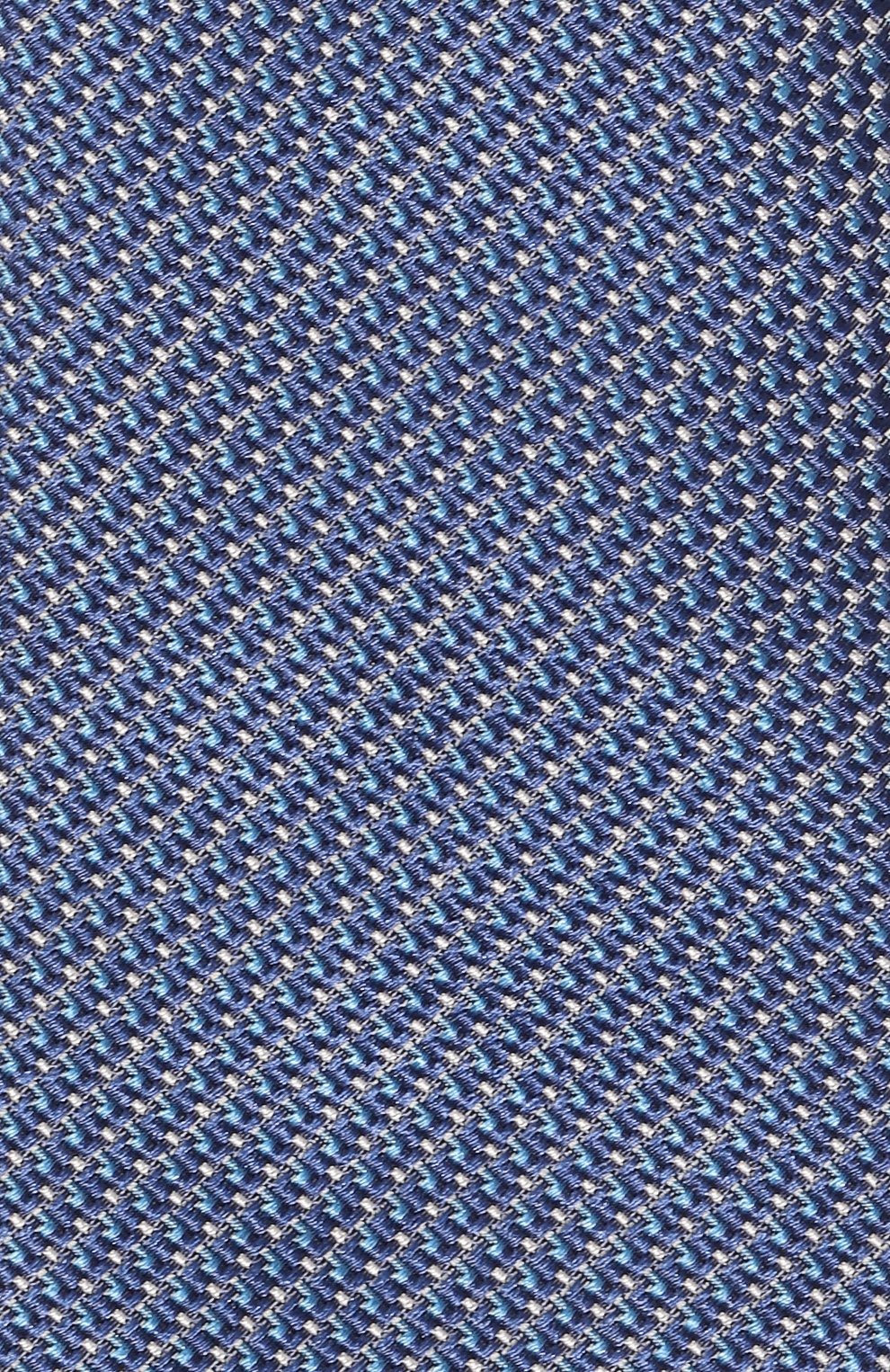 Галстук из шелка и хлопка ALTEA синего цвета по цене 11950 руб., арт. 2311351, фото 4 Галстук из шелка и хлопка ALTEA, арт. 2311351, фото 4