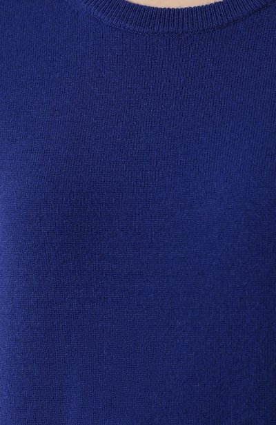 Кашемировый пуловер DRIES VAN NOTEN синего цвета по цене 84100 руб., арт. 191-31220-7711, фото 5 Кашемировый пуловер DRIES VAN NOTEN, арт. 191-31220-7711, фото 5