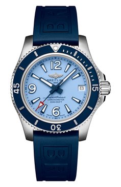 Женские часы superocean automatic 36 BREITLING бесцветного цвета, арт. A17316D81C1S1 | Фото 1 (Механизм: Автомат; Материал корпуса: Сталь; Региональные ограничения белый список (Axapta Mercury): Не проставлено; Нос: Не проставлено; Цвет циферблата: Синий; Ограничения доставки: m-style)