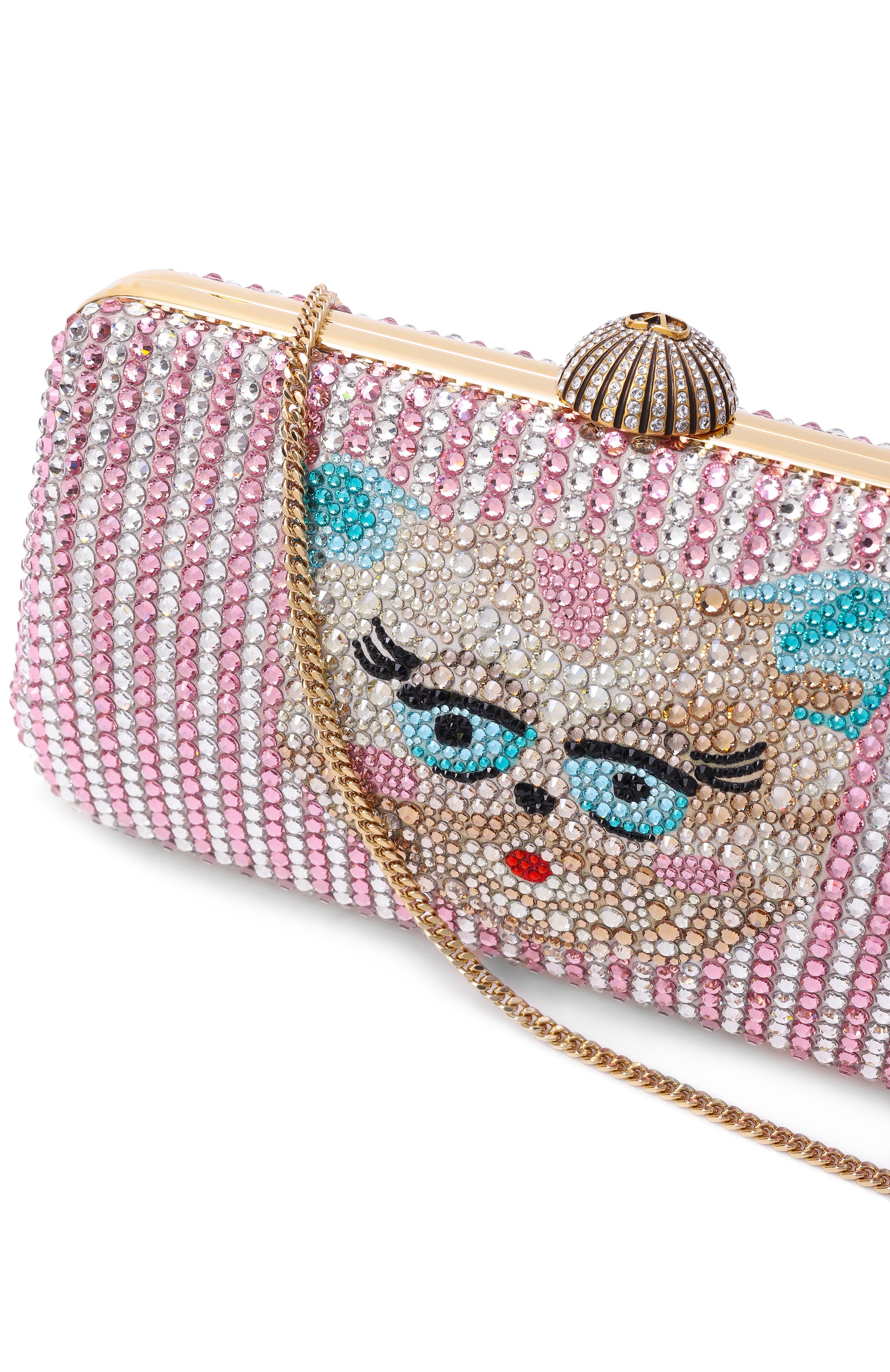 Клатч carry secrets VALENTINO розового цвета по цене 582000 руб., арт. 8W2B0S02/TWY, фото 6 Клатч carry secrets VALENTINO, арт. 8W2B0S02/TWY, фото 6