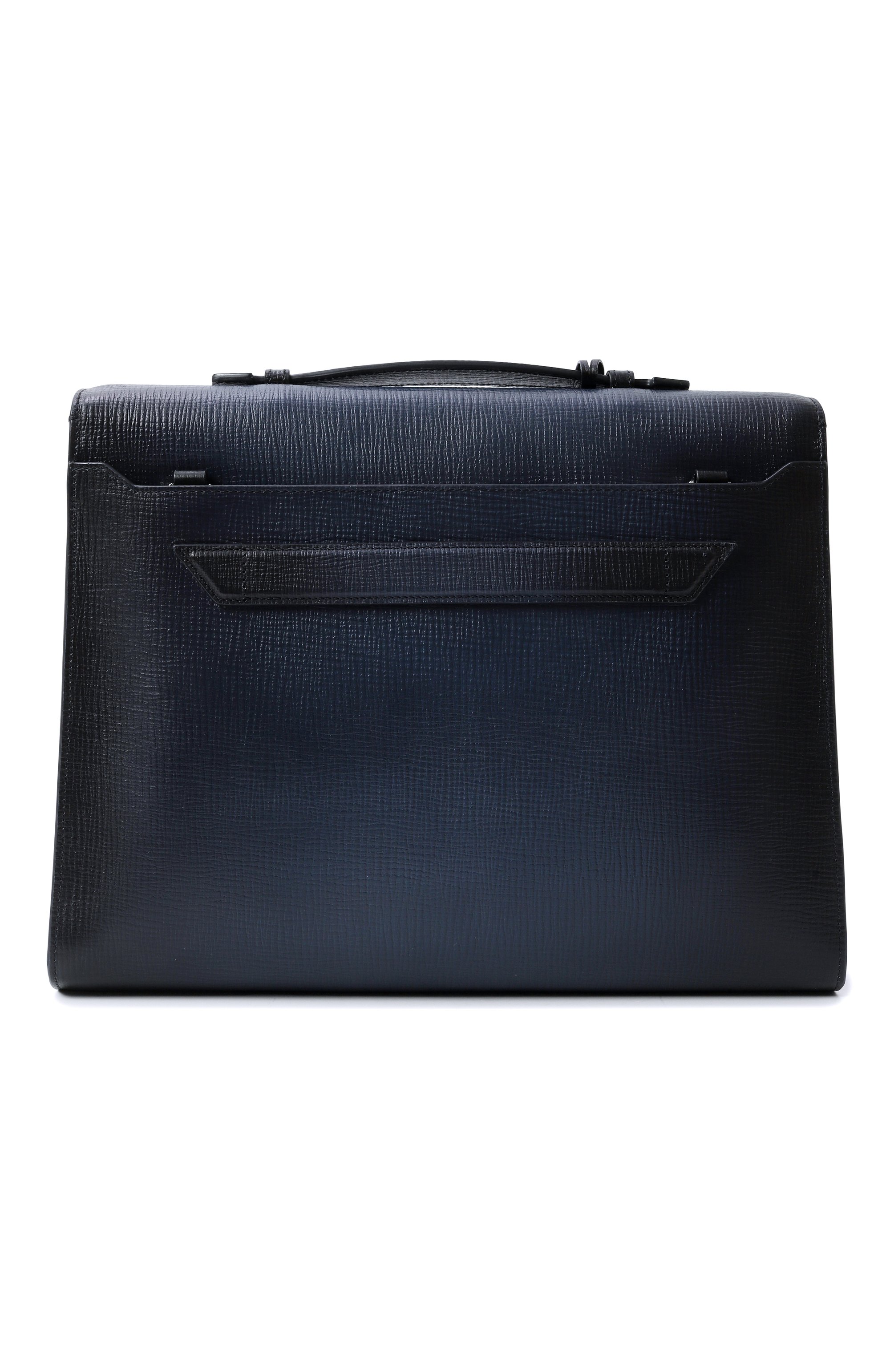 Портфель SANTONI темно-синего цвета по цене 207000 руб., арт. UFBBA1992F0-ATU6U50, фото 6 Портфель SANTONI, арт. UFBBA1992F0-ATU6U50, фото 6
