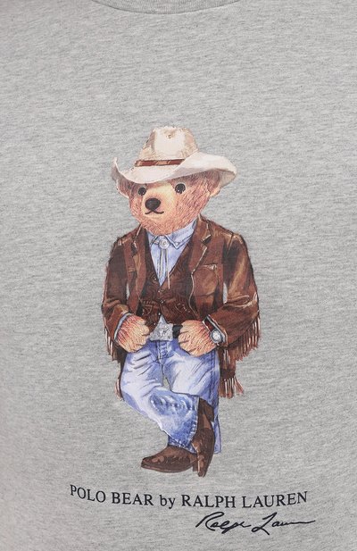 Хлопковая футболка POLO RALPH LAUREN, арт. 710858029, фото 5