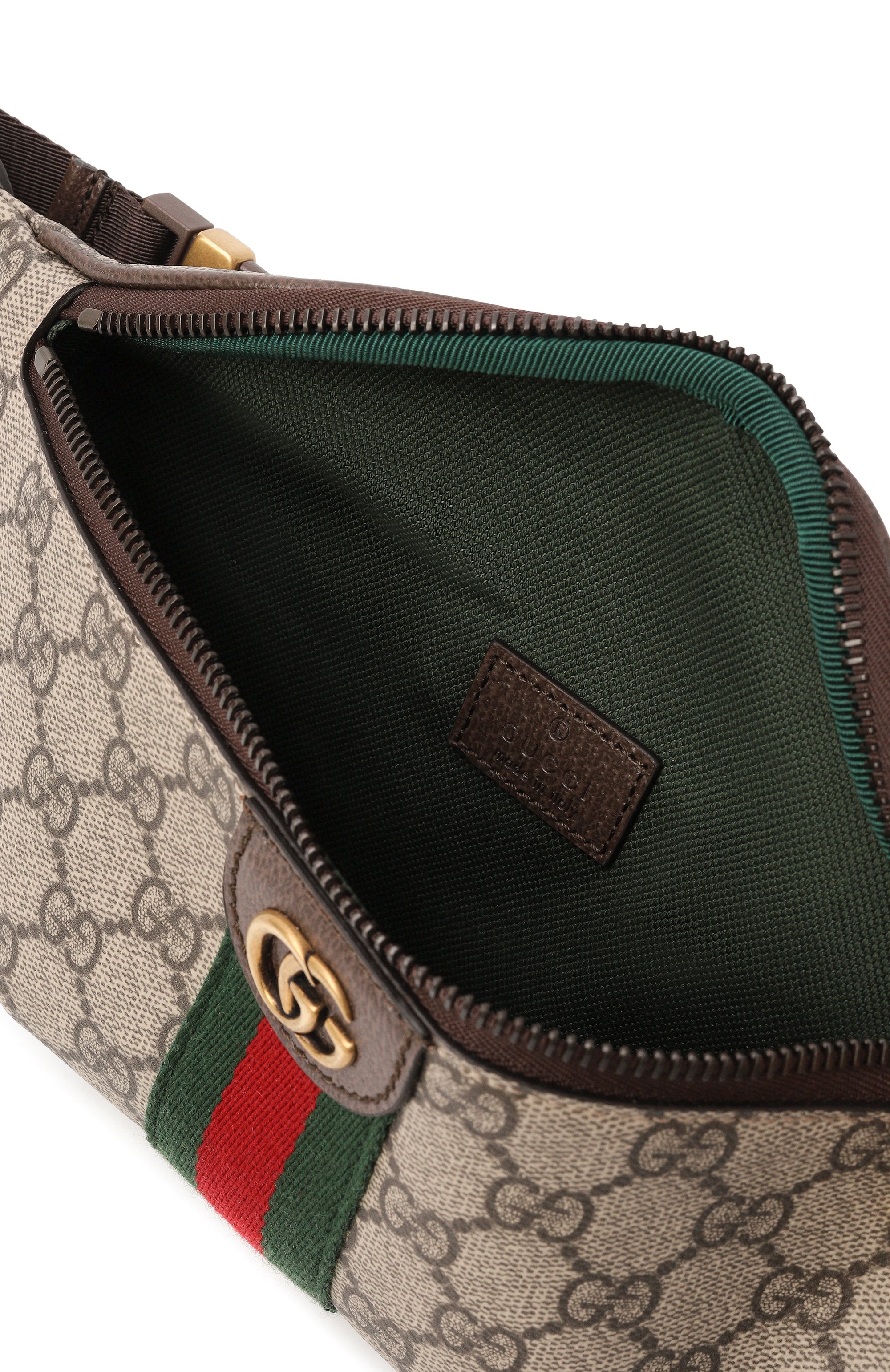 Поясная сумка ophidia small GUCCI бежевого цвета по цене 171500 руб., арт. 839106/FAE0F, фото 4 Поясная сумка ophidia small GUCCI, арт. 839106/FAE0F, фото 4