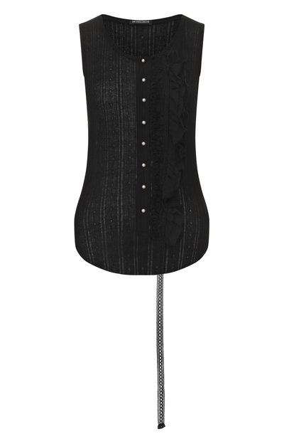 Женская хлопковая майка ANN DEMEULEMEESTER, арт. B0013947/FA736