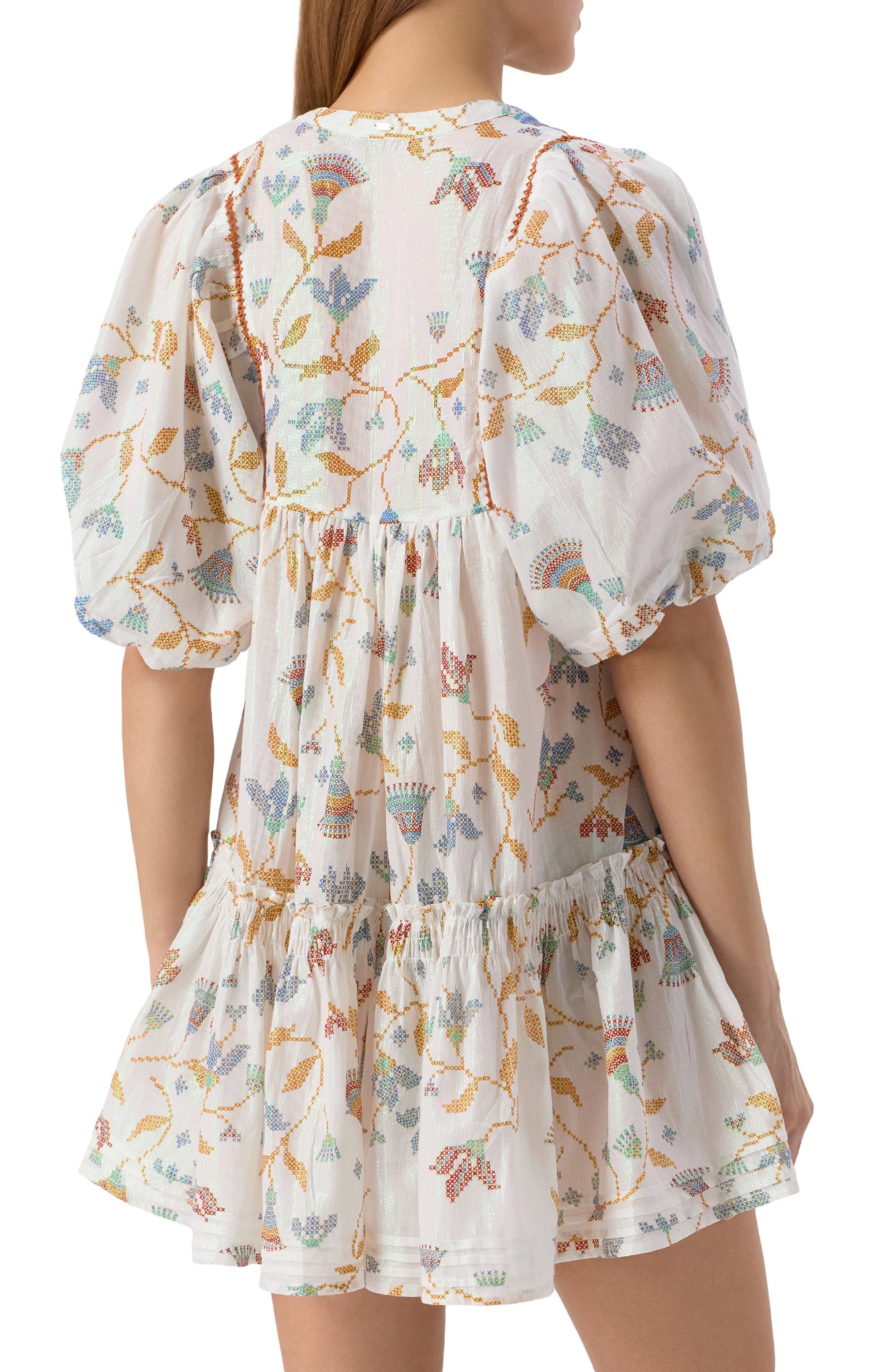 Хлопковое платье POUPETTE ST BARTH, арт. W4RS25NK, фото 4