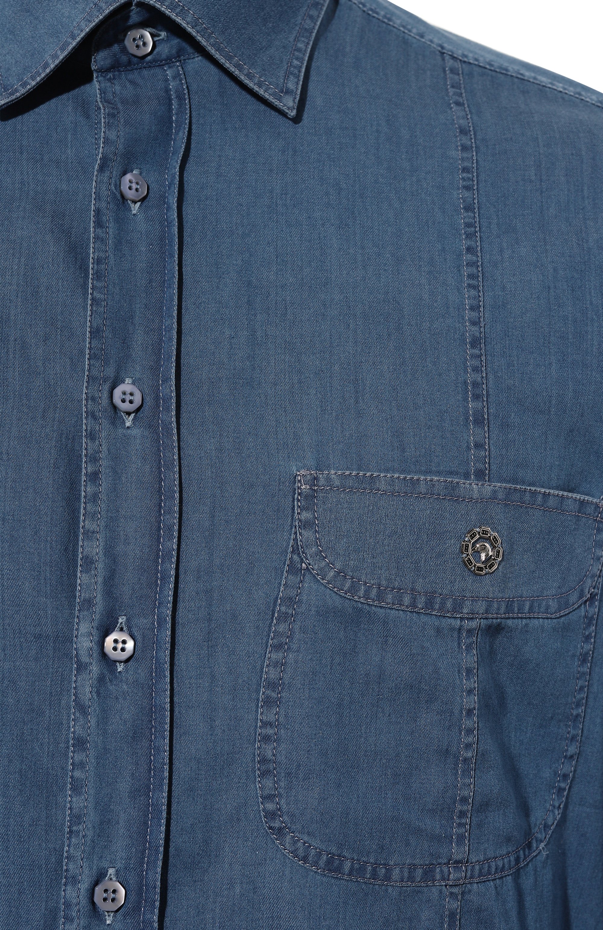 Джинсовая рубашка STEFANO RICCI, арт. MC006967/EX2706, фото 5