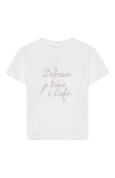 Хлопковая футболка BALMAIN, арт. BX8621