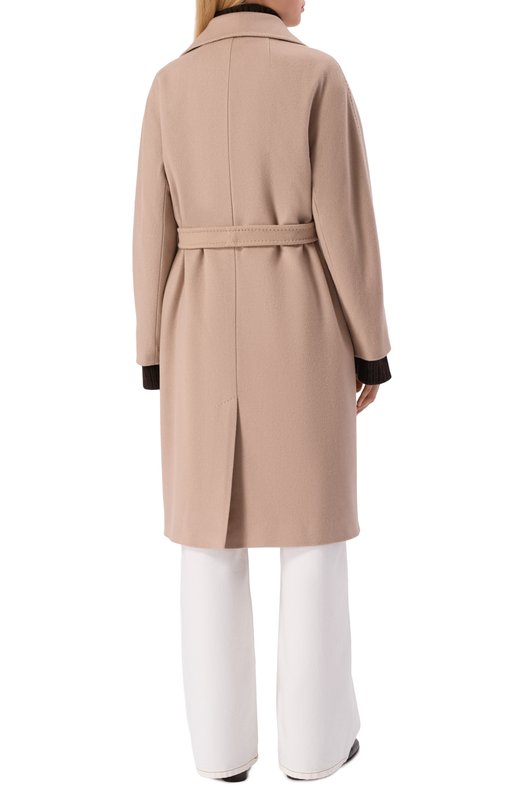 Кашемировое пальто Weekend Max Mara CASCIA Бежевый  CASCIA Фото 4