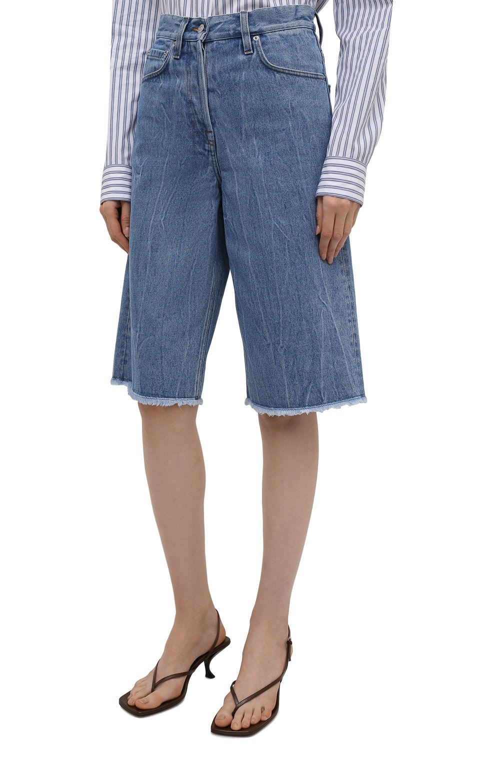 Джинсовые шорты DRIES VAN NOTEN, арт. 212-032406-3381, фото 3