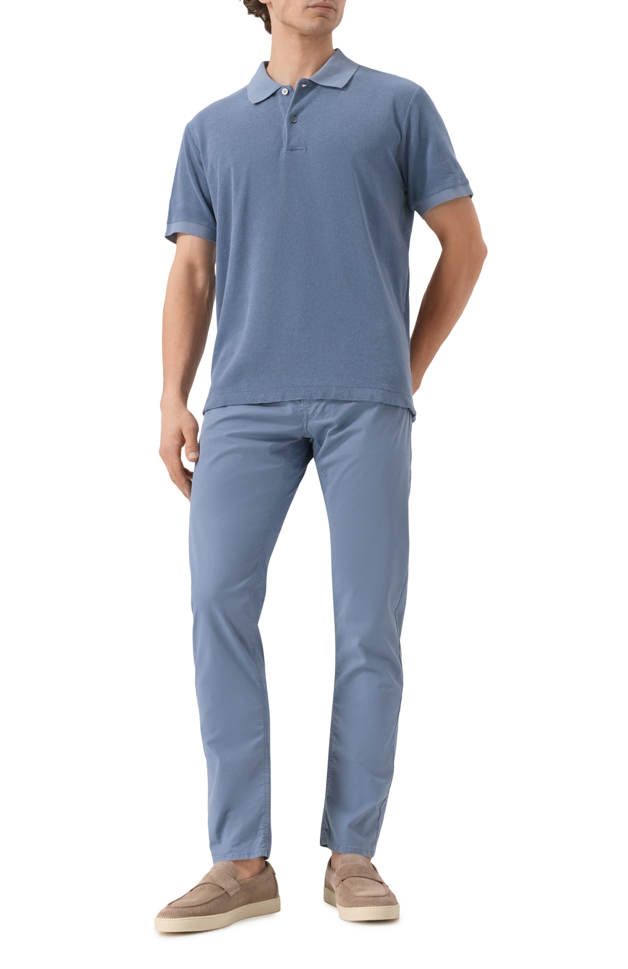 Хлопковое поло JACOB COHEN, арт. 25E P/JUM_80020 001 M4529 TD, фото 2