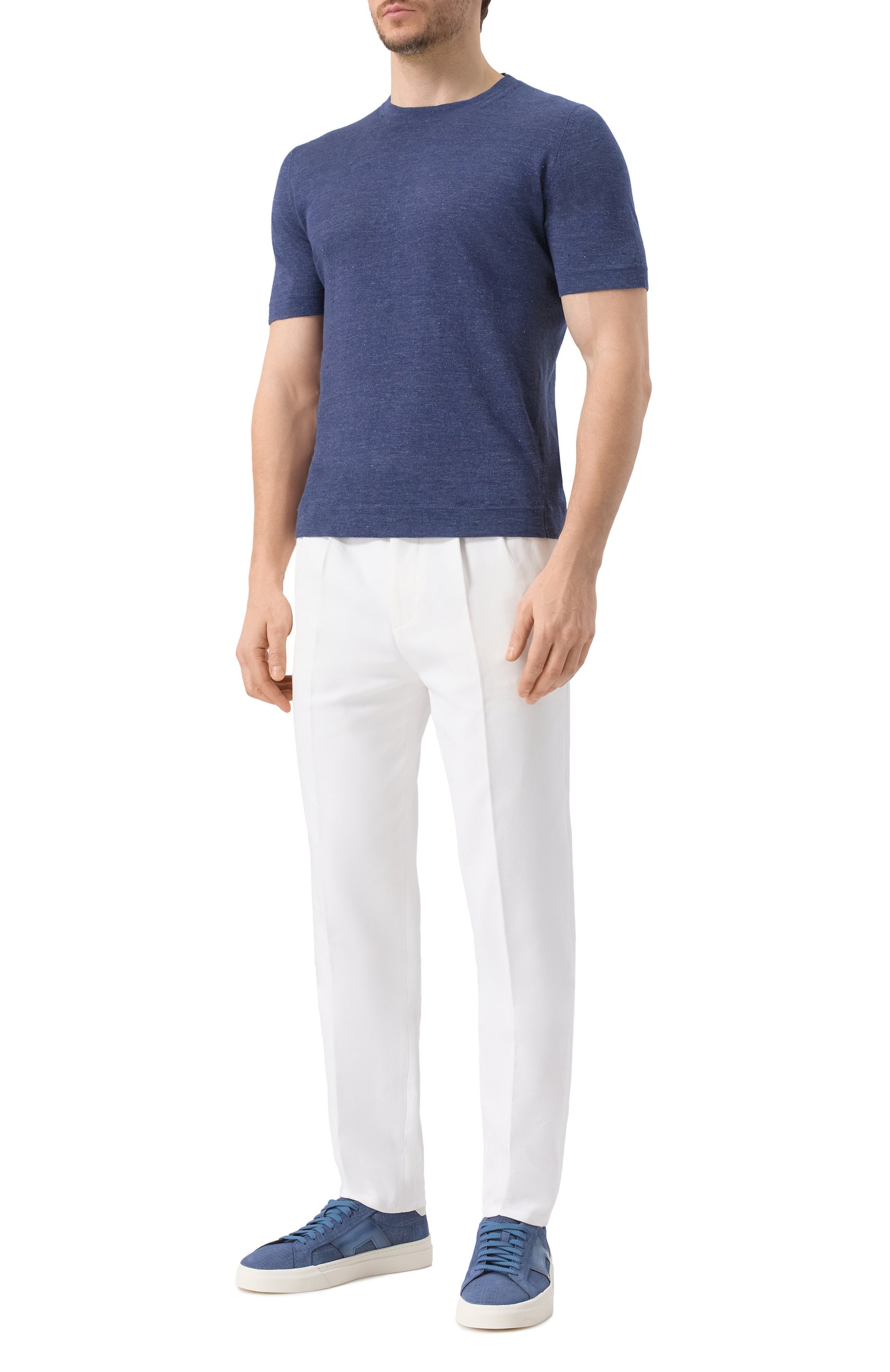 Замшевые кеды gloria SANTONI, арт. MBGG21964PNNCFCT, фото 2