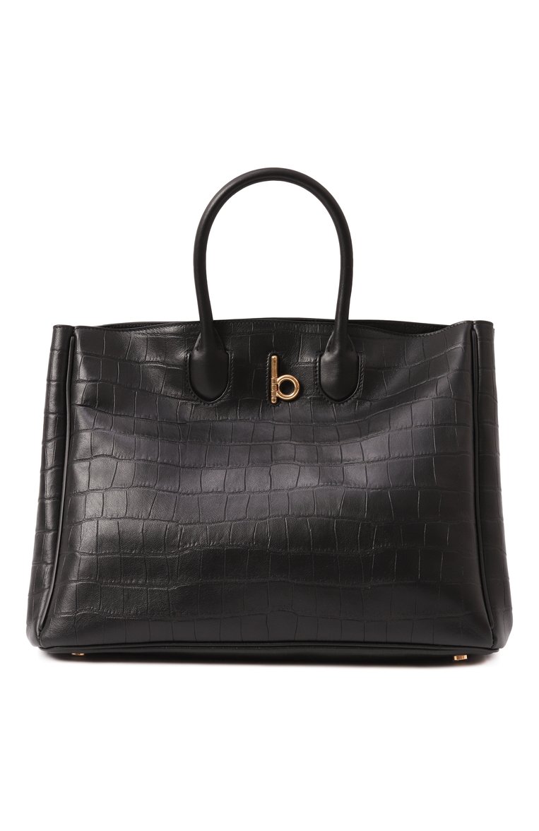 Женская сумка rocking horse medium BURBERRY черного цвета, арт. 8102468 | Фото 1 (Драгоценные камни: Проставлено; Материал: Натуральная кожа; Размер: medium; Материал сплава: Проставлено; Ремень/цепочка: На ремешке)