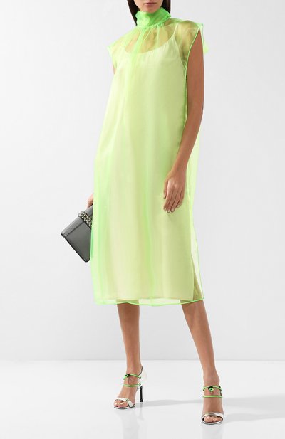 Платье прямого кроя с воротником-стойкой PRADA, арт. P37F5G-1SPB-F0362, фото 2