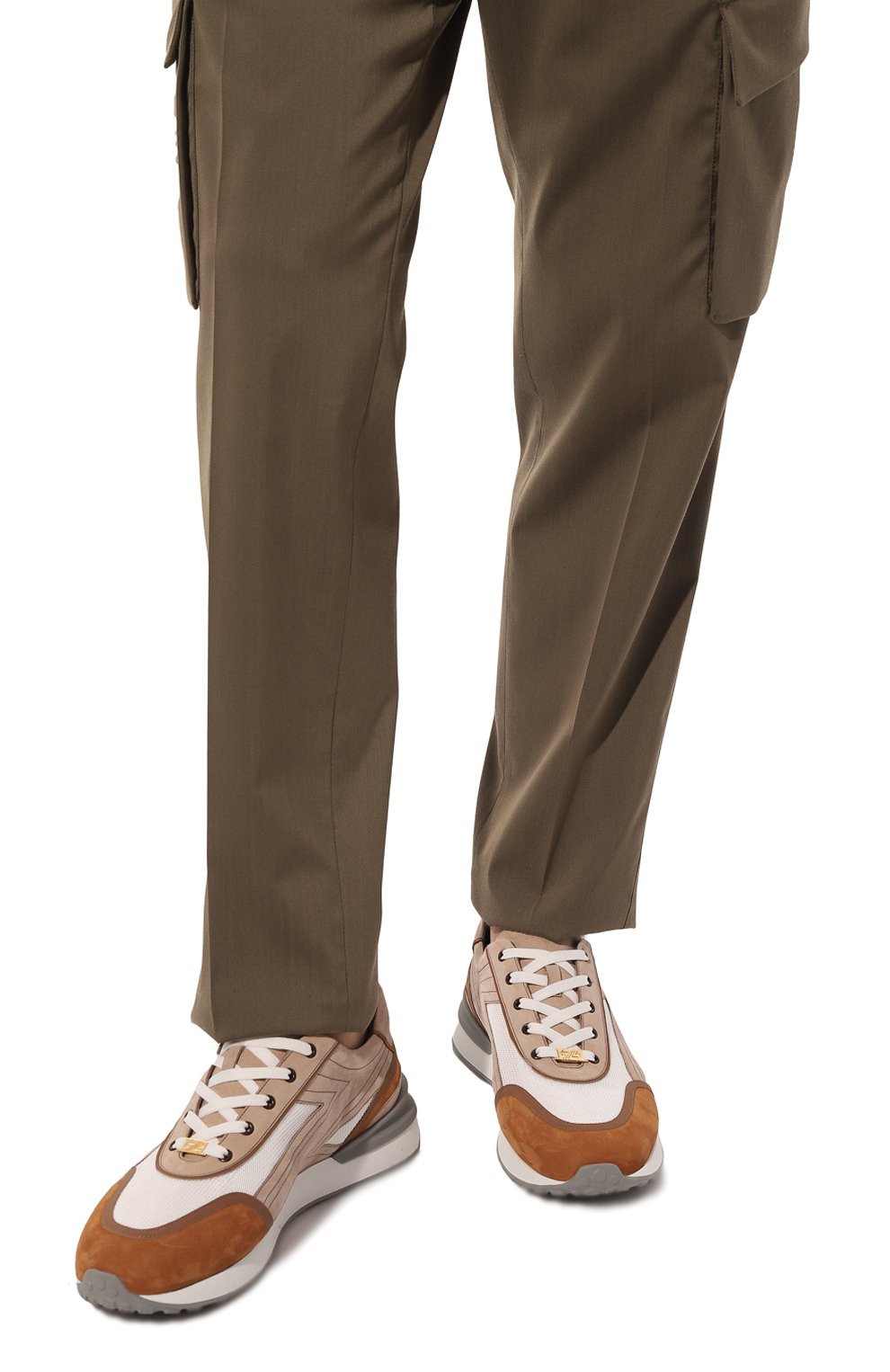 Комбинированные кроссовки ZILLI, арт. MDZ-TT221-DM024/0B1X, фото 3