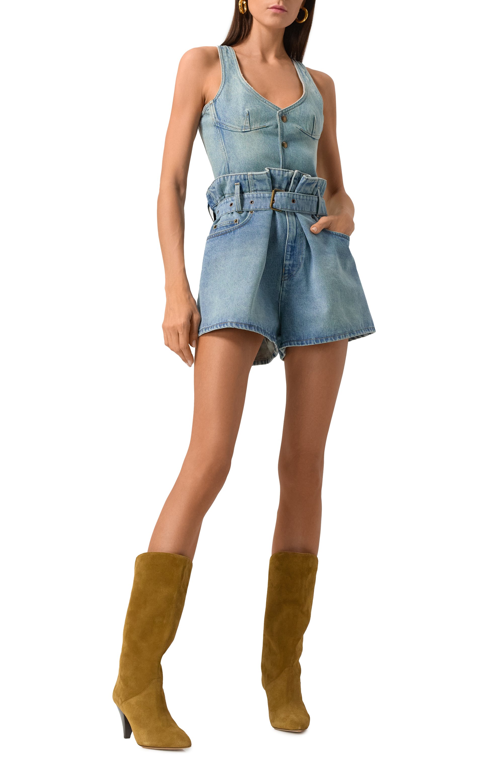 Джинсовые шорты PETAR PETROV, арт. S25DP3, фото 2