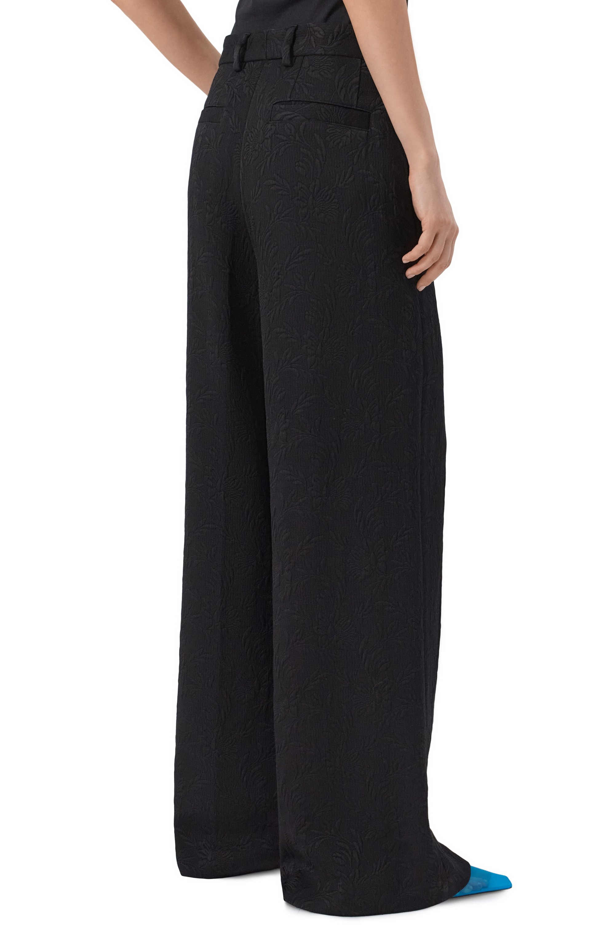 Брюки из вискозы и хлопка DRIES VAN NOTEN, арт. 261-010946/3265, фото 4