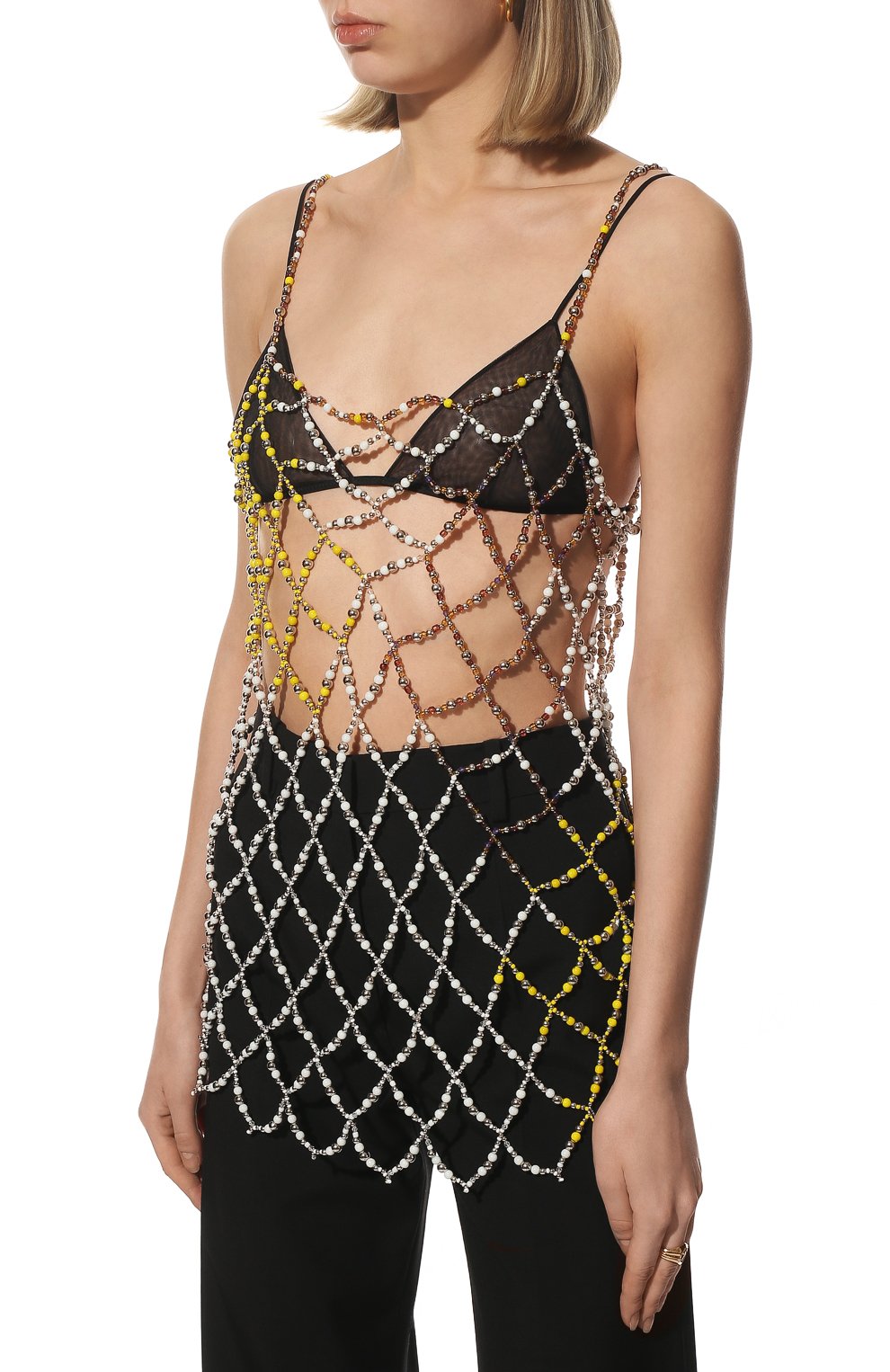 Топ DRIES VAN NOTEN желтого цвета по цене 105000 руб., арт. 221-010745-4293, фото 3 Топ DRIES VAN NOTEN, арт. 221-010745-4293, фото 3