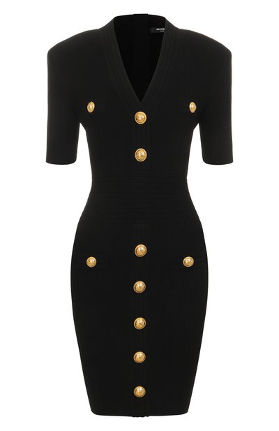 Платье из вискозы BALMAIN, арт. EF1R6045/KB07, фото 1