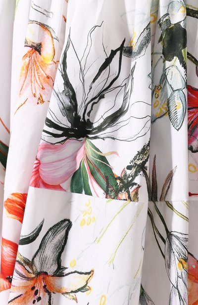 Хлопковая юбка ALEXANDER MCQUEEN, арт. 620660/QDAAL, фото 5