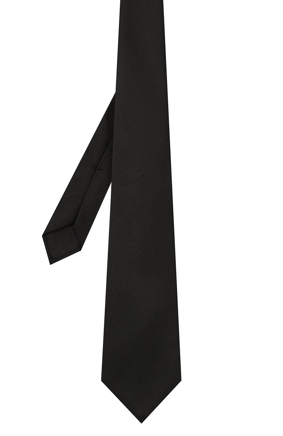 Шелковый галстук KITON черного цвета по цене 39950 руб., арт. UCRVKLC03A14, фото 3 Шелковый галстук KITON, арт. UCRVKLC03A14, фото 3