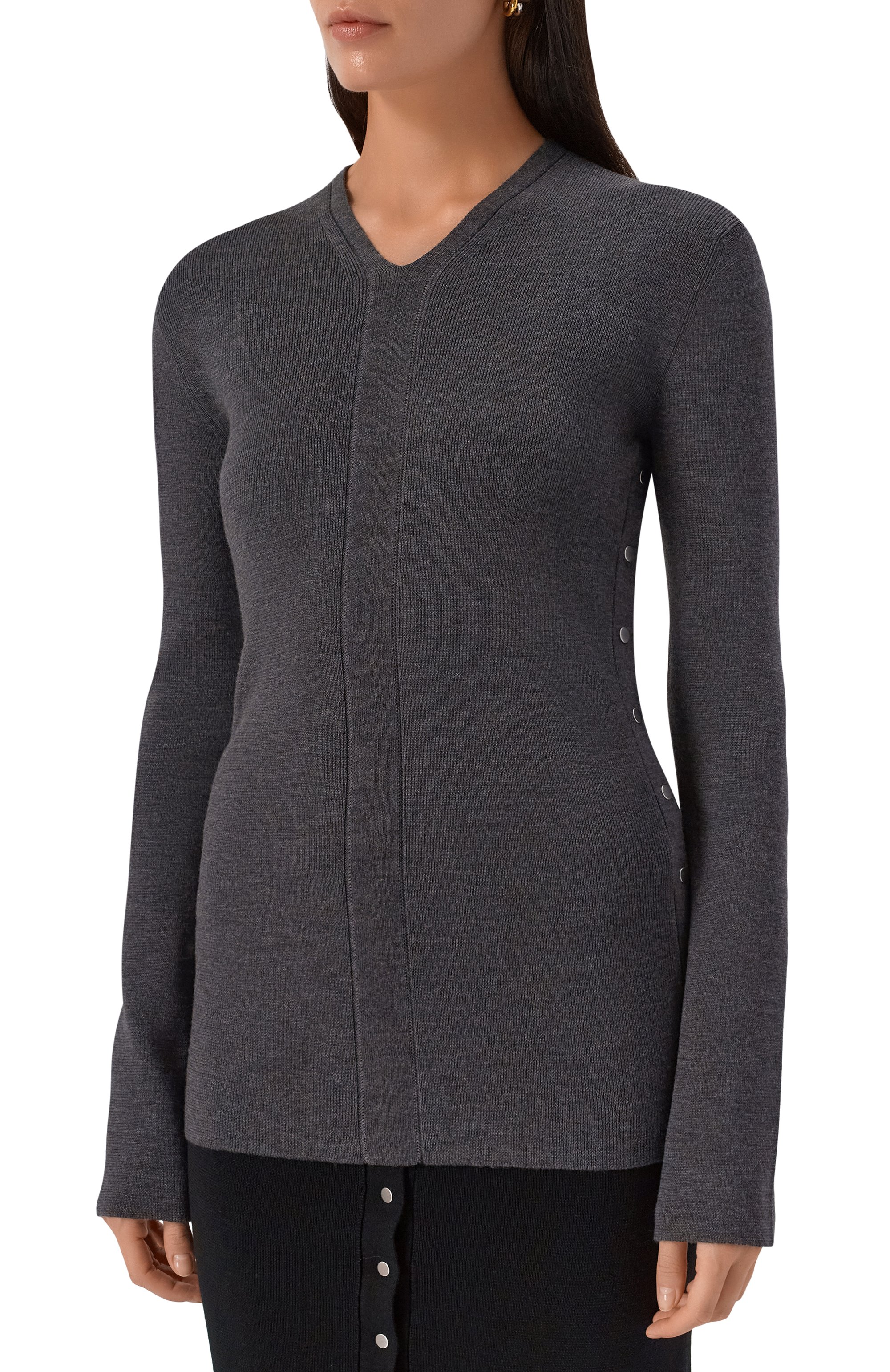 Шерстяной пуловер JIL SANDER, арт. J02GP0229/J14797, фото 3