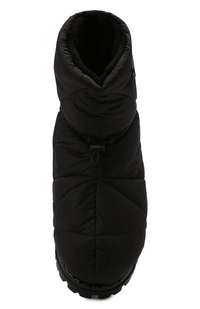 Утепленные сапоги PRADA черного цвета по цене 120000 руб., арт. 2UE019-3LGR-F0002-A000, фото 4 Утепленные сапоги PRADA, арт. 2UE019-3LGR-F0002-A000, фото 4