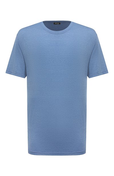 Мужская футболка из шелка и хлопка KITON, арт. UMK0355