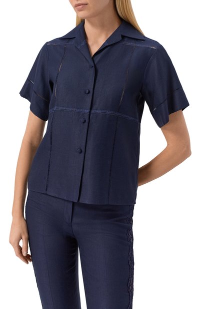 Рубашка изо льна и шелка MVST, арт. 25E/X2P/0/G041/5546, фото 3