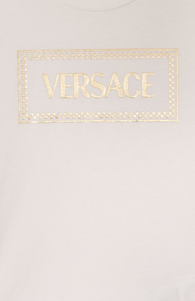 Хлопковая футболка VERSACE, арт. 1018342/1A13874, фото 3