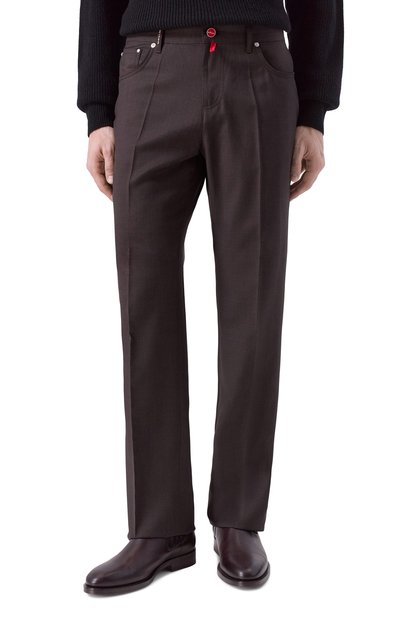 Шерстяные брюки KITON, арт. UPR005LK0127H07, фото 3