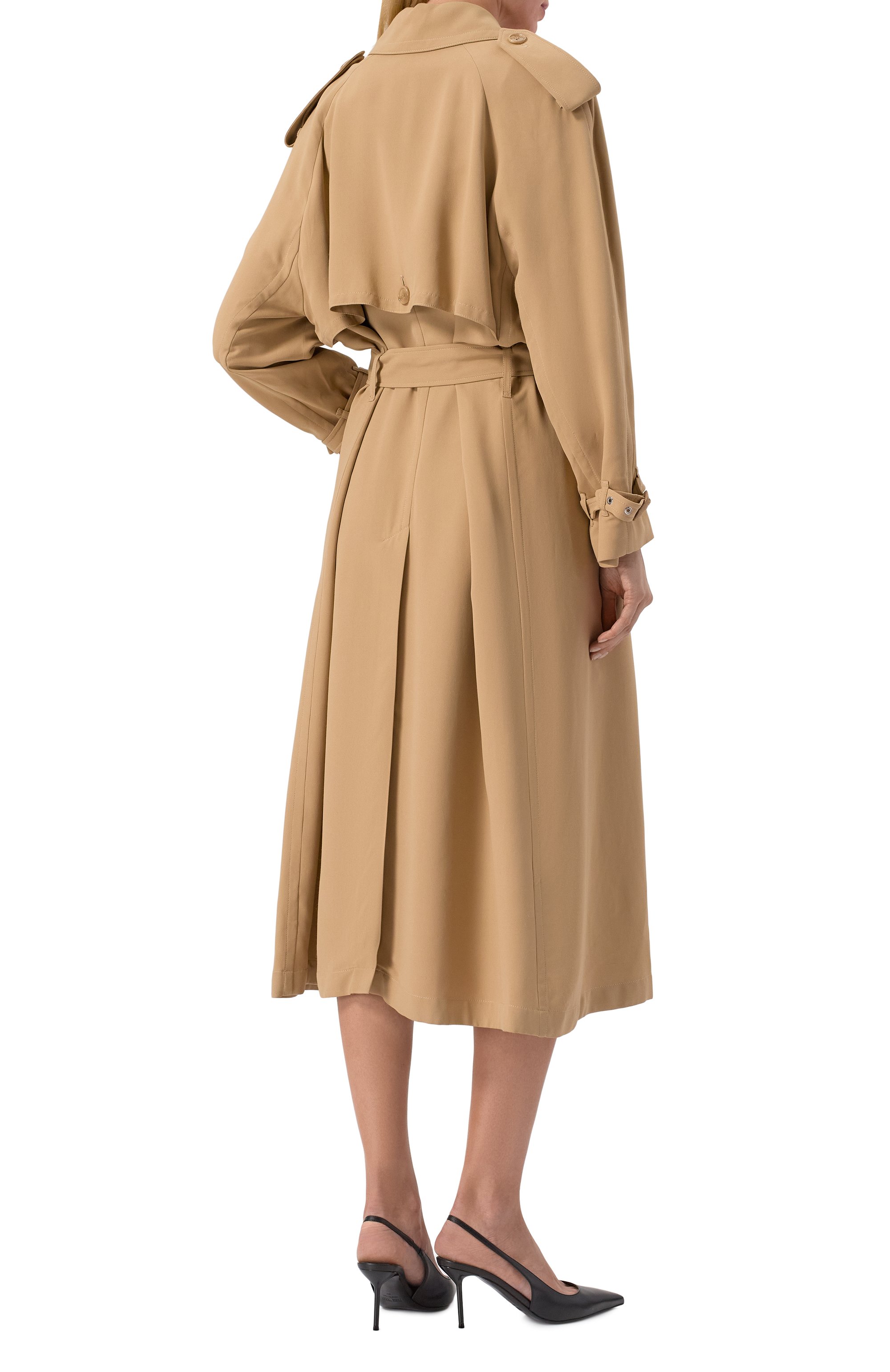 Тренч из вискозы BURBERRY, арт. 8055575 A7405, фото 4