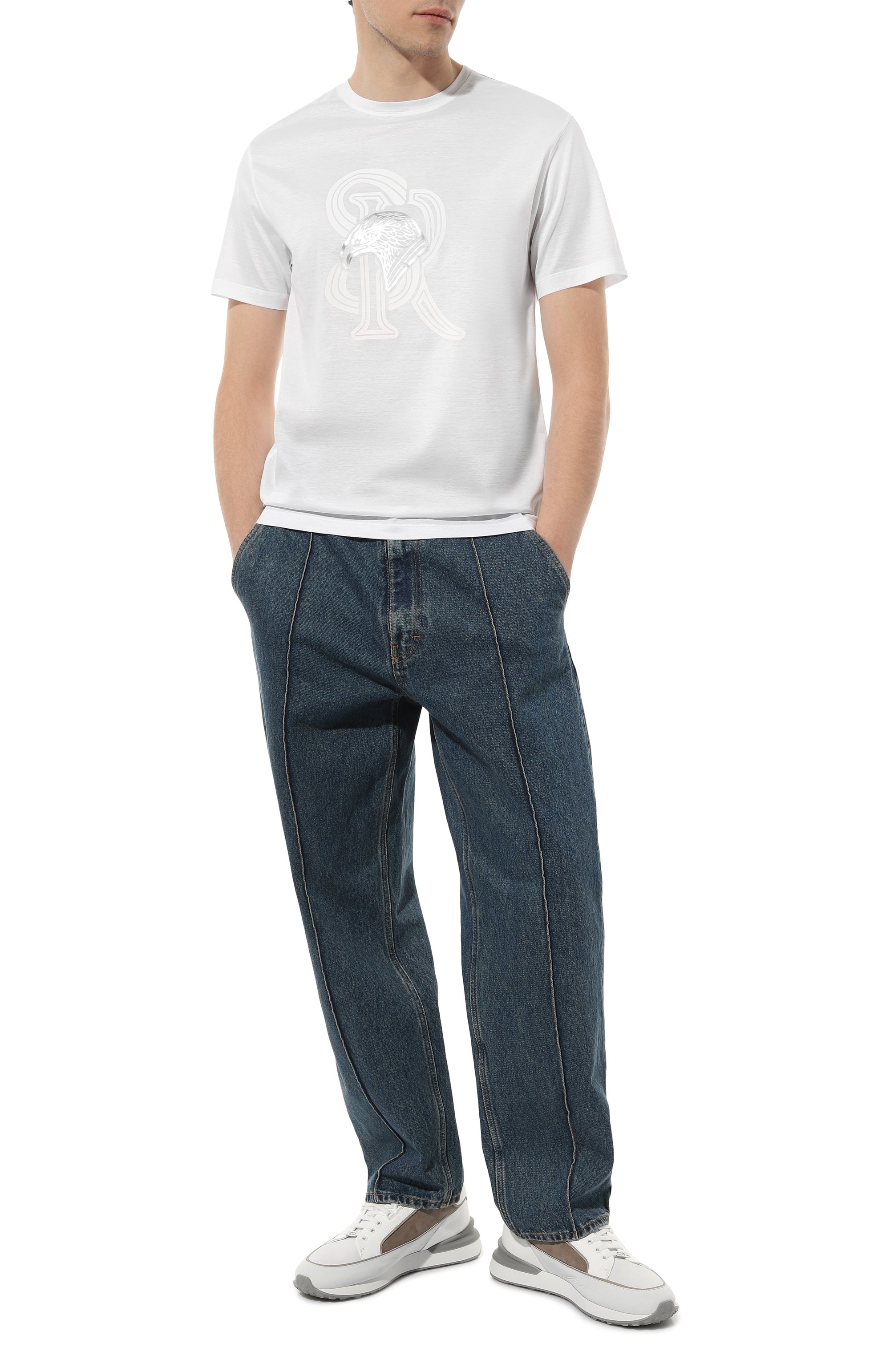 Хлопковая футболка STEFANO RICCI, арт. MNH4102960/TE0001, фото 2