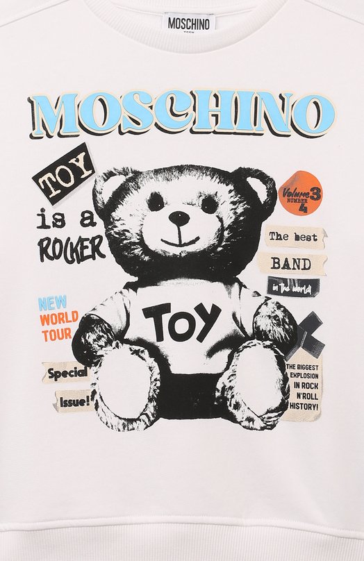 Хлопковый свитшот Moschino 3