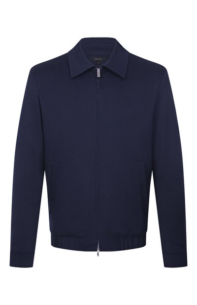 Мужской бомбер из шелка и хлопка ZILLI, арт. B0M01DM0605V00000/66_62-68