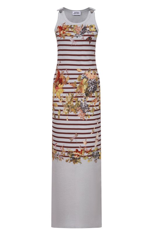 Хлопковое платье Jean Paul Gaultier 26/01-W-DR120/J041P Серый 26/01-W-DR120/J041P