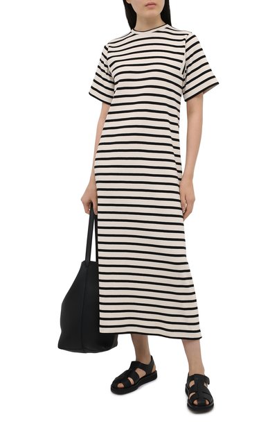 Хлопковое платье JIL SANDER, арт. JPPS717522-WS247518, фото 2
