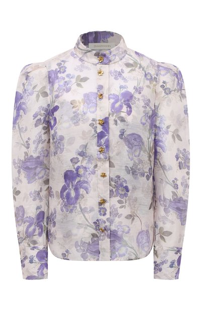 Блузка изо льна и шелка ZIMMERMANN, арт. 8174TF232, фото 1